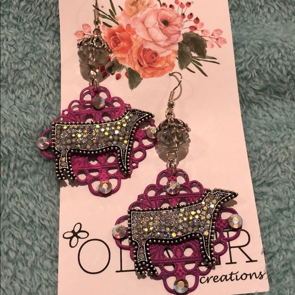 Cow earrings - Picture 2 of 3